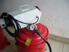 Portable 24V 220V Electric Grease Pump 280-320mm Dia Tank